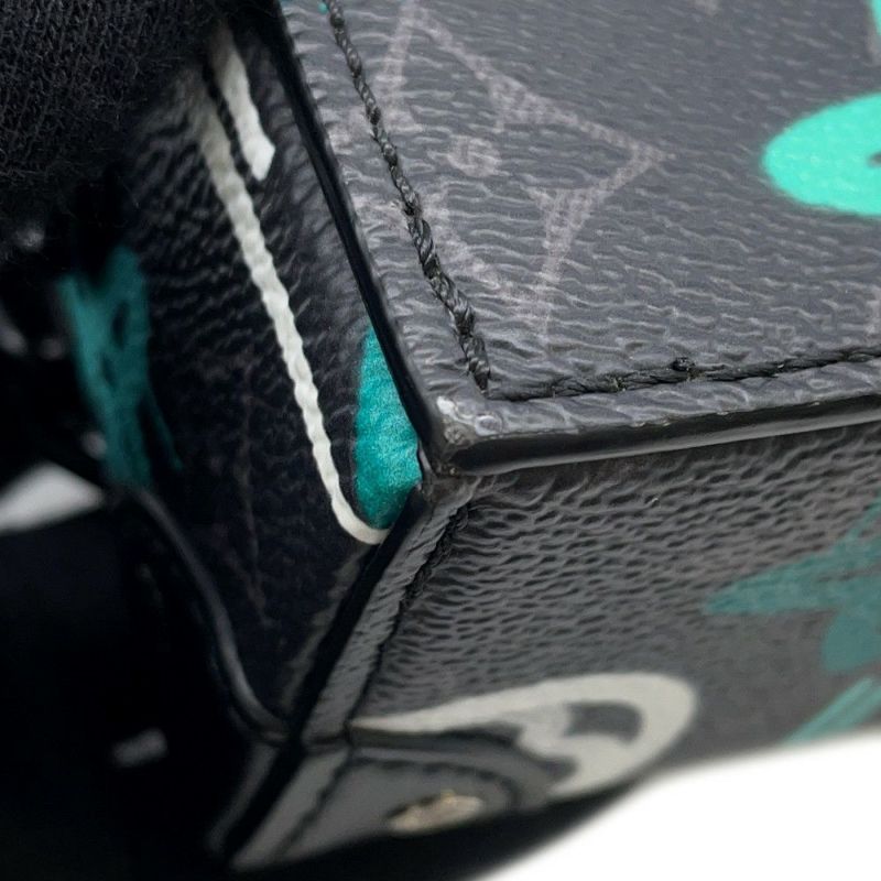 ルイヴィトン ショルダーバッグ モノグラム・エクリプス スティーマー ウェアラブルウォレット M81852 メンズ 黒