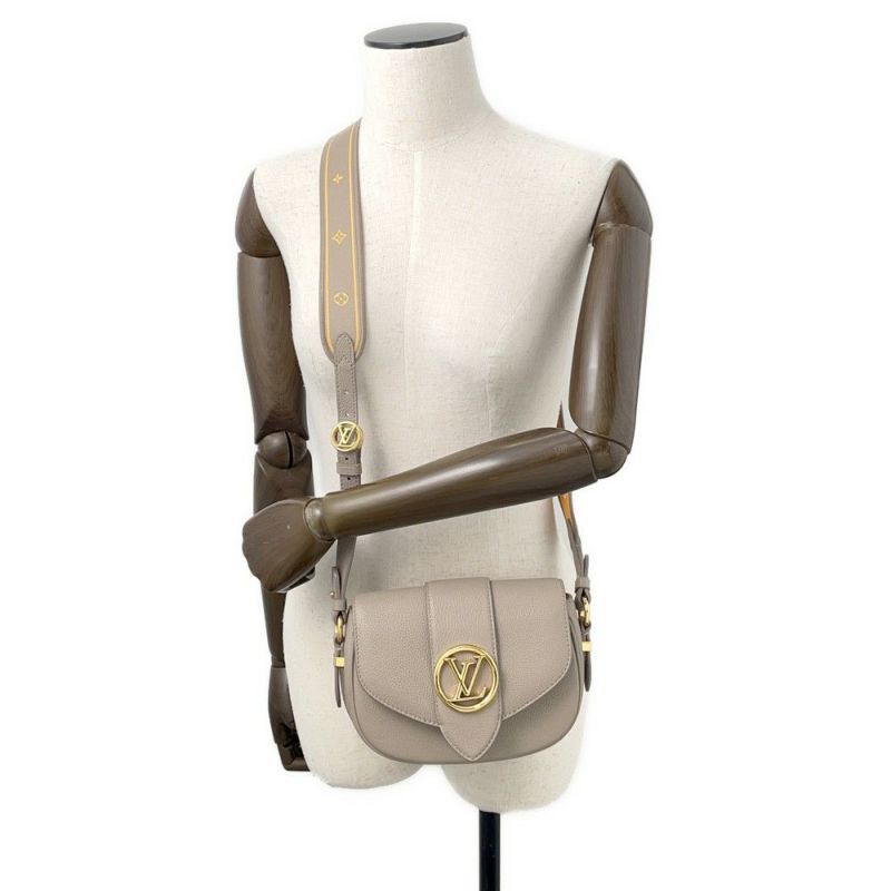 ルイヴィトン ショルダーバッグ ポンヌフ ソフト PM カーフレザー LOUIS VUITTON バッグ