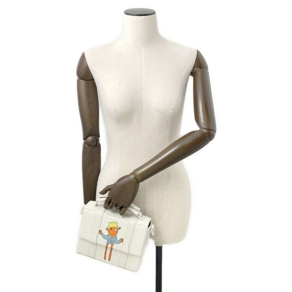 ルイヴィトン ハンドバッグ フラップ・ソフトトランク メッセンジャー トリヨンレザー M57407 2wayショルダー 白