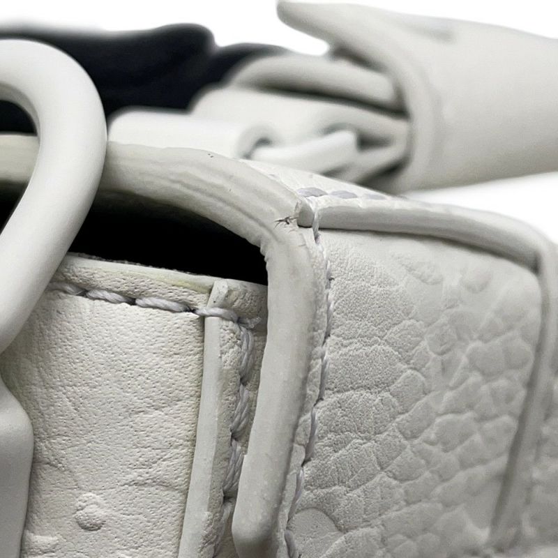 ルイヴィトン ハンドバッグ フラップ・ソフトトランク メッセンジャー トリヨンレザー M57407 2wayショルダー 白