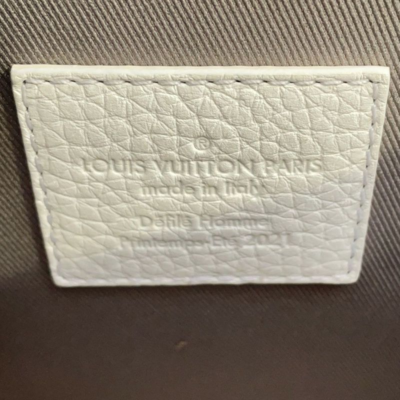 ルイヴィトン ハンドバッグ フラップ・ソフトトランク メッセンジャー トリヨンレザー M57407 2wayショルダー 白