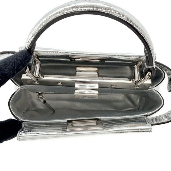 フェンディ ハンドバッグ  ピーカブー アイコニック XS リザード 8BN309 FENDI 2way ショルダーバッグ
