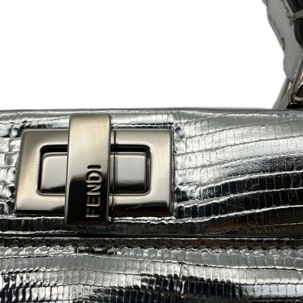 フェンディ ハンドバッグ  ピーカブー アイコニック XS リザード 8BN309 FENDI 2way ショルダーバッグ