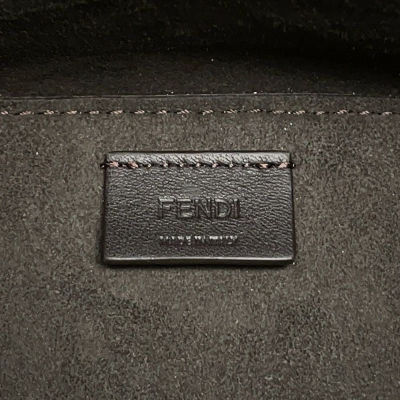 フェンディ ショルダーバッグ オリガミ Origami ミニ ズッカ柄 デニム 8BS083 FENDI 2way ハンドバッグ