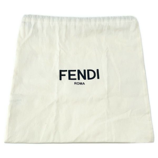 フェンディ ショルダーバッグ オリガミ Origami ミニ ズッカ柄 デニム 8BS083 FENDI 2way ハンドバッグ