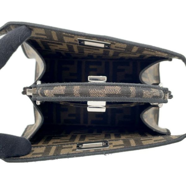 フェンディ ハンドバッグ ピーカブー アイシーユー プチ ポケモンコラボ フラグメント ミニリュウ ズッカ柄 8BN335 2way