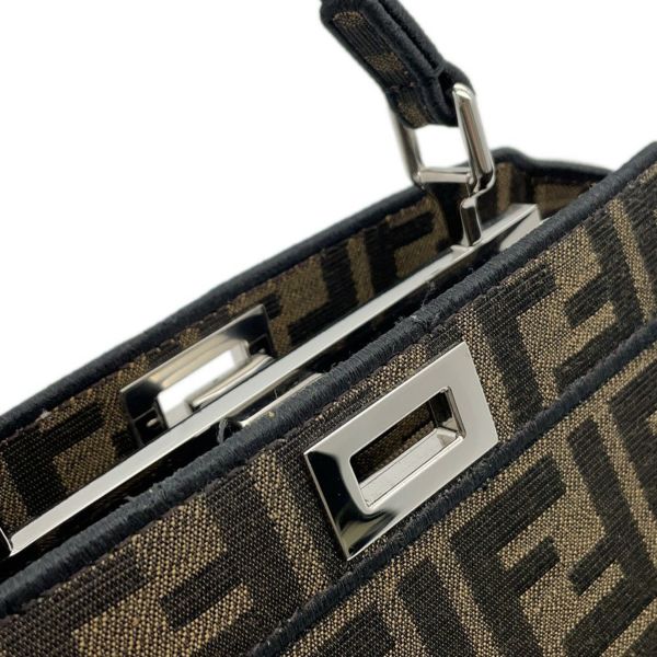 フェンディ ハンドバッグ ピーカブー アイシーユー プチ ポケモンコラボ フラグメント ミニリュウ ズッカ柄 8BN335 2way