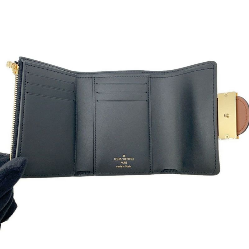 ルイヴィトン 三つ折り財布 モノグラムリバース ポルトフォイユ・ドーフィーヌ コンパクト M68725 LOUIS VUITTON ヴィトン 財布