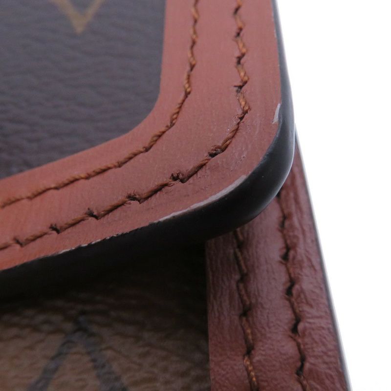 ルイヴィトン 三つ折り財布 モノグラムリバース ポルトフォイユ・ドーフィーヌ コンパクト M68725 LOUIS VUITTON ヴィトン 財布