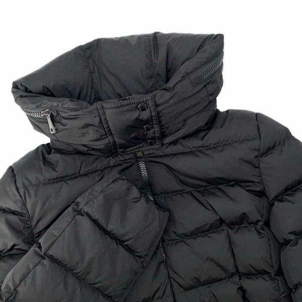 モンクレール ロングダウンジャケット FLAMMETTE フラメッテ レディースサイズ1 H20931C509 MONCLER Aライン フード 黒