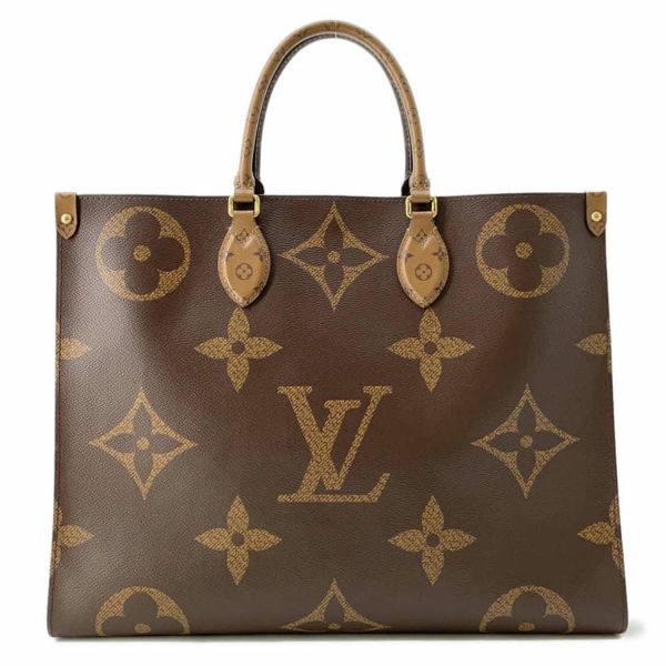 ルイヴィトン トートバッグ モノグラム・リバース ジャイアント オンザゴーGM M45320 LOUIS VUITTON ショルダーバッグ 2way