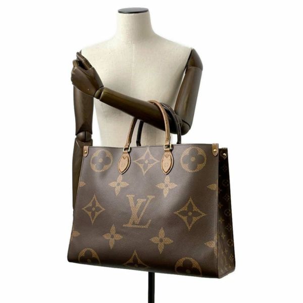 ルイヴィトン トートバッグ モノグラム・リバース ジャイアント オンザゴーGM M45320 LOUIS VUITTON ショルダーバッグ 2way