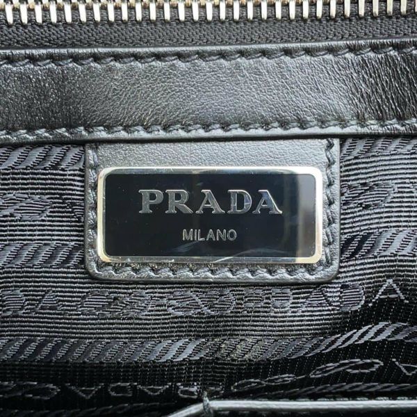 プラダ ハンドバッグ ブリーフケース サフィアーノ レザー 2VG039 PRADA ビジネスバッグ 黒