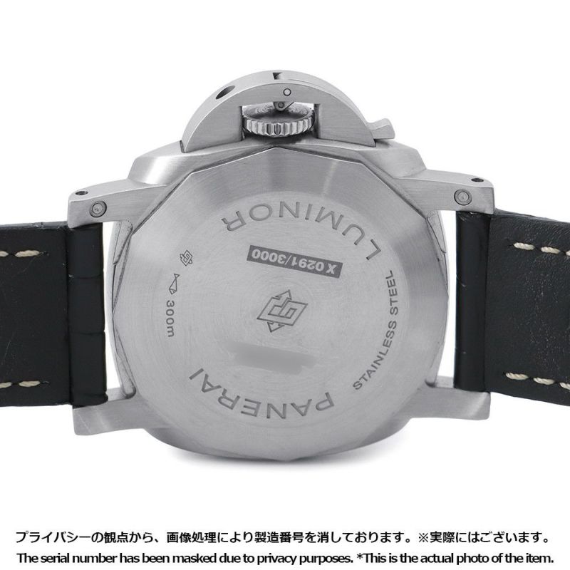 パネライ ルミノール マリーナ 1950 3デイズ オートマティック アッチャイオ X番 PAM01312 PANERAI 腕時計 黒文字盤