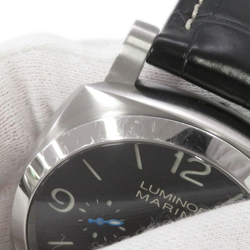 パネライ ルミノール マリーナ 1950 3デイズ オートマティック アッチャイオ X番 PAM01312 PANERAI 腕時計 黒文字盤