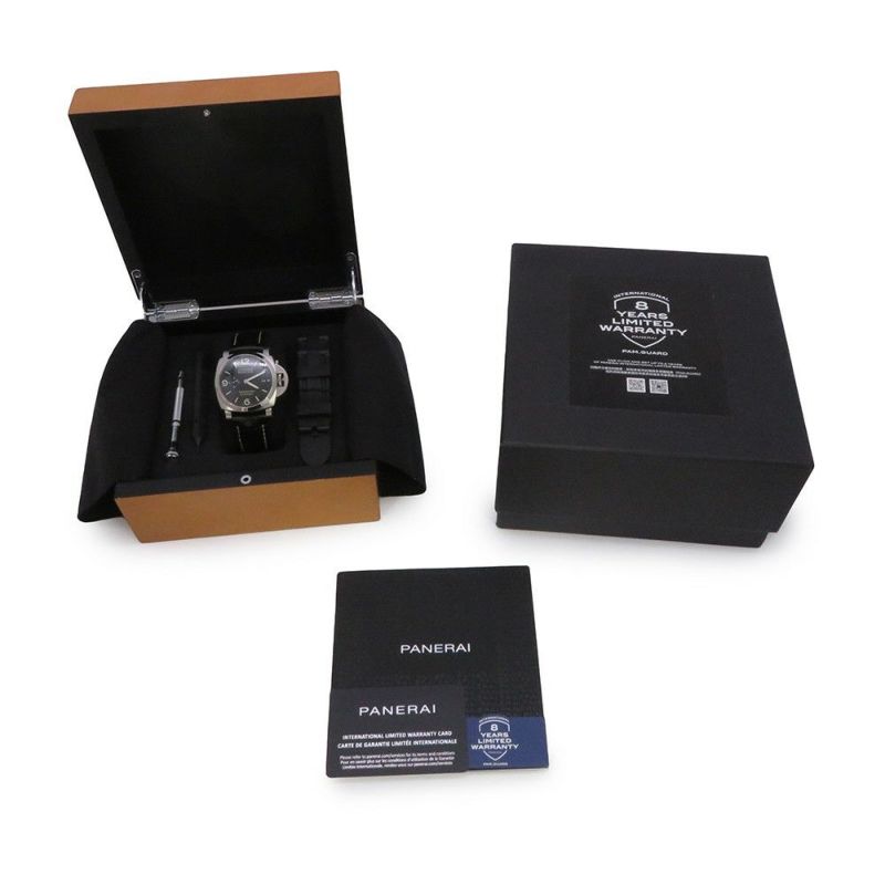 パネライ ルミノール マリーナ 1950 3デイズ オートマティック アッチャイオ X番 PAM01312 PANERAI 腕時計 黒文字盤