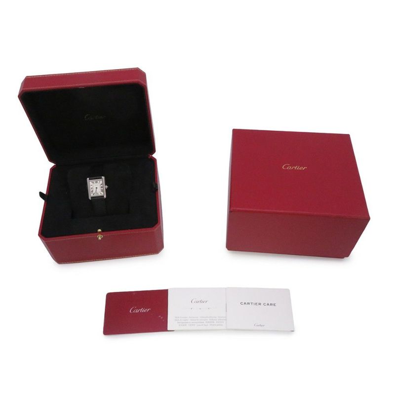 カルティエ タンク マスト SM WSTA0042 Cartier 腕時計 シルバー文字盤 クォーツ シルバー文字盤