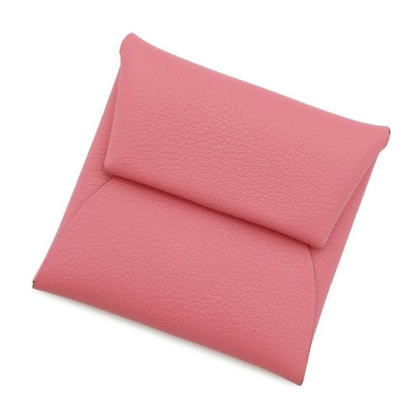 エルメス コインケース バスティア ローズアザレ エバーカラー W刻印 HERMES 小銭入れ