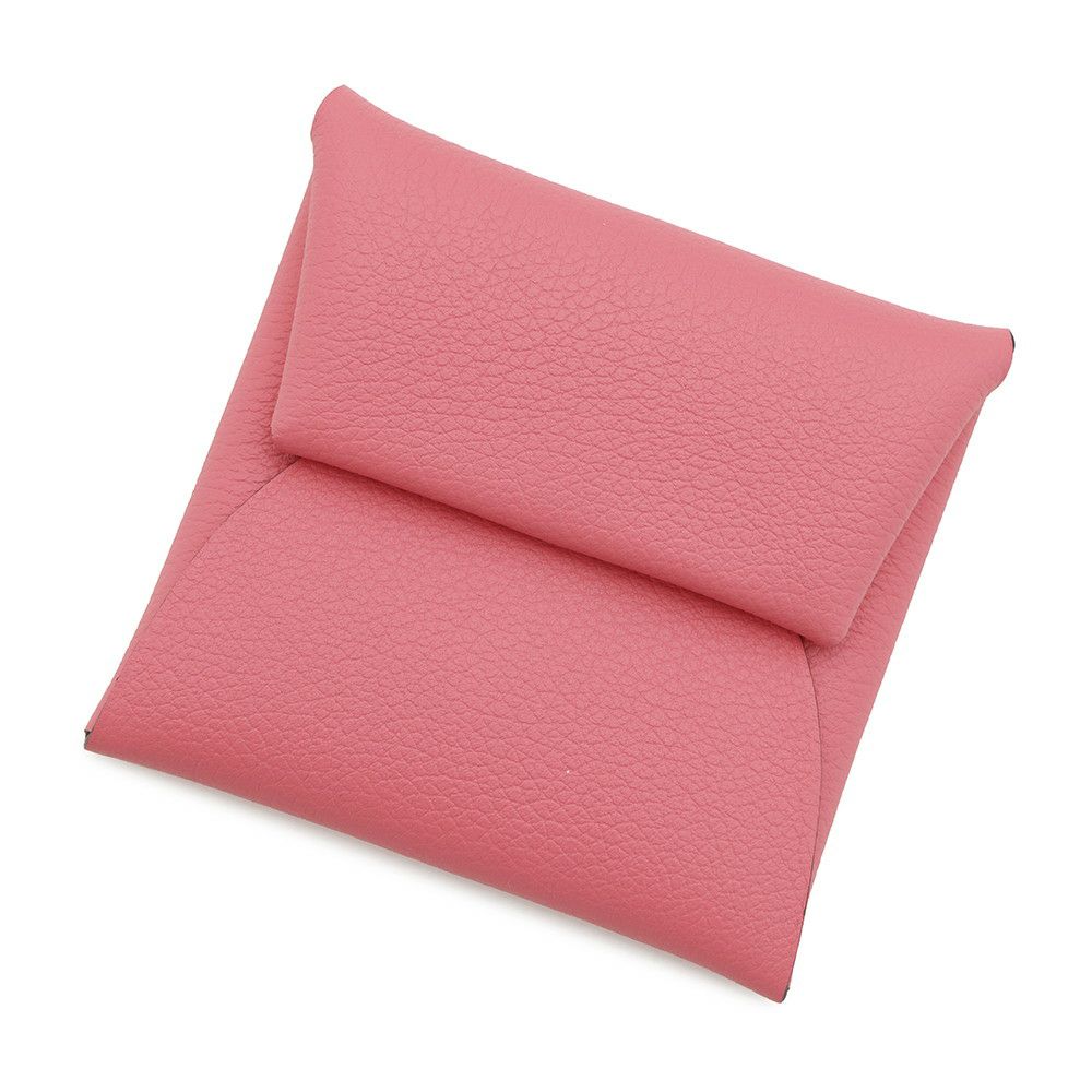 エルメス コインケース バスティア ローズアザレ エバーカラー W刻印 HERMES 小銭入れ