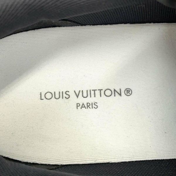 ルイヴィトン スニーカー サステナブル素材 チャーリー・ライン メンズサイズ7 LOUIS VUITTON 靴 ブラック 黒 白 ローカット