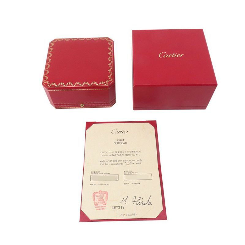 カルティエ ブレスレット ラブブレス オープン クラシックモデル ピンクサファイア 1P K18PGピンクゴールド サイズ18 B6030018 バングル