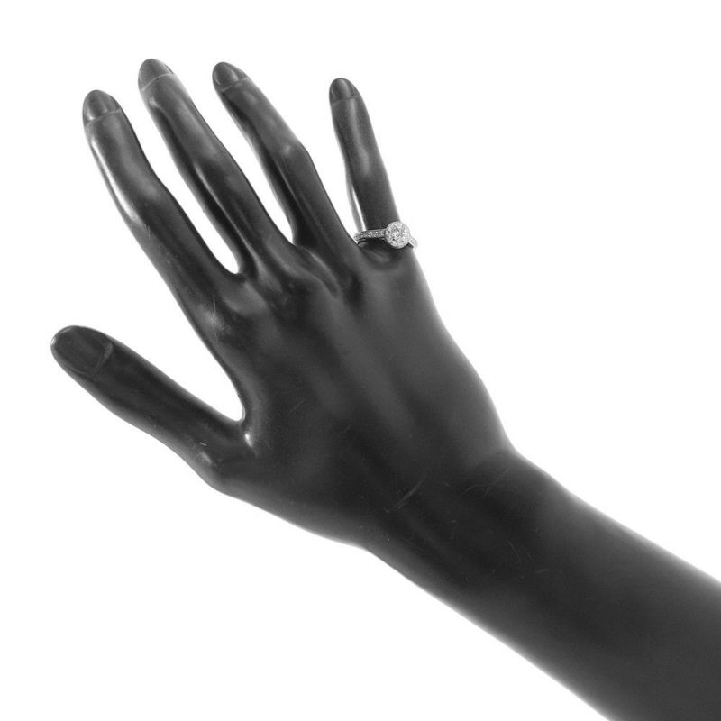 ヴァンクリーフ&アーペル リング イコーヌ ダイヤモンド 中石0.31ct Pt950プラチナ サイズ49 VCARG33100 GIA鑑定書付き 指輪