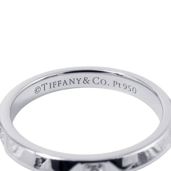 ティファニー リング トゥルー バンド リング ダイヤモンド 5P 計0.05ct Pt950プラチナ サイズ約10号 67133749 Tiffany&Co. 指輪