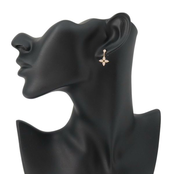 ルイヴィトン ピアス ディール ブロッサム ダイヤモンド 25P 計約0.12ct K18PGピンクゴールド Q06169 LOUIS VUITTON 片耳用