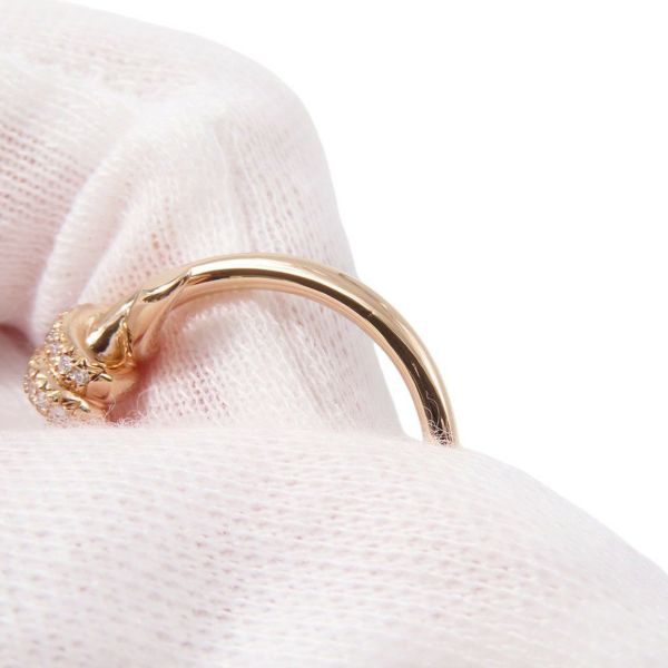 ティファニー リング ノット リング ダイヤモンド 計0.05ct K18PGピンクゴールド サイズ約12号 69526411 Tiffany&Co. 指輪