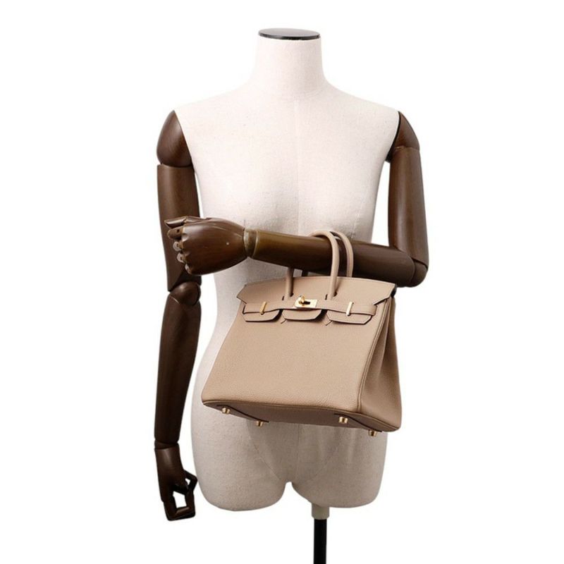 エルメス バーキン25 ベージュマルファ/ゴールド金具 トゴ K刻印 HERMES Birkin ハンドバッグ