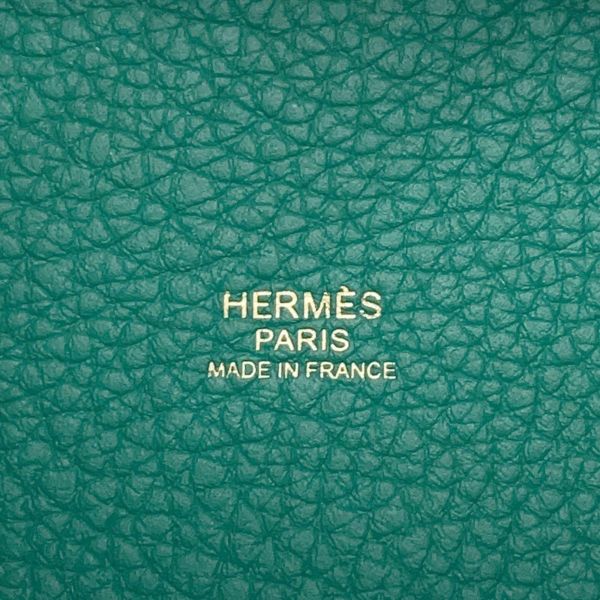 エルメス ハンドバッグ ピコタンロックPM ヴェールジェイド/ゴールド金具 トリヨンモーリス U刻印