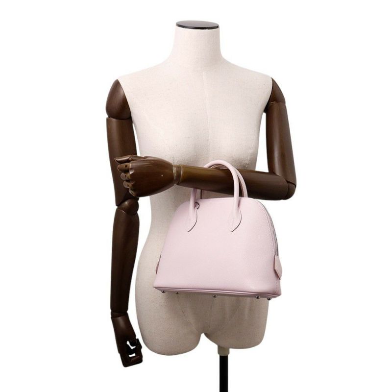 エルメス ボリード1923 25 ヴェルソ モーブペール/グリスペール/シルバー金具 エプソン B刻印 2wayショルダー