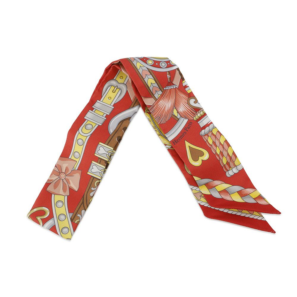 エルメス ツイリー アルネ・ドゥ・クール Harnais de Coeur HERMES シルクツイル 2024春夏