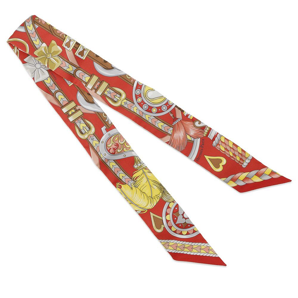 エルメス ツイリー アルネ・ドゥ・クール Harnais de Coeur HERMES シルクツイル 2024春夏