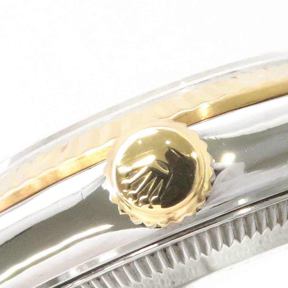 ロレックス オイスターパーペチュアル E番 SS/K18YG ROLEX 腕時計 ホワイト文字盤 ローマン