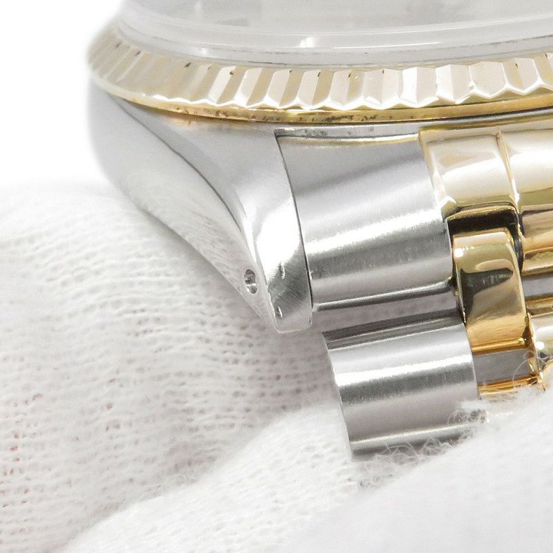 ロレックス デイトジャスト S番 SS/K18YG 16233 ROLEX 腕時計 シャンパン文字盤