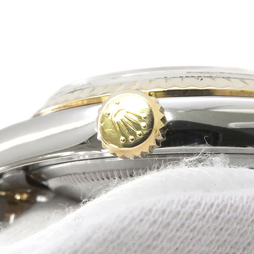 ロレックス デイトジャスト S番 SS/K18YG 16233 ROLEX 腕時計 シャンパン文字盤