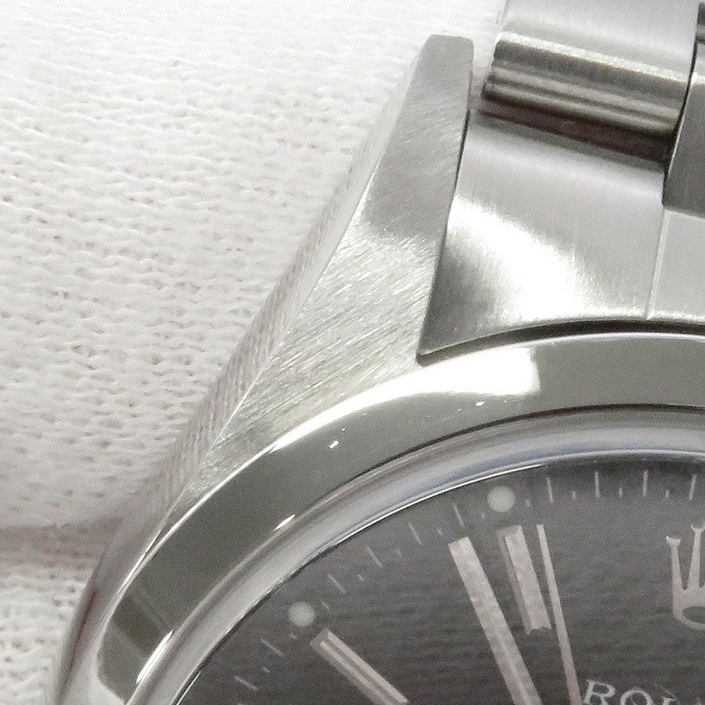 ロレックス オイスターパーペチュアル デイト F番 15200 ROLEX 腕時計 黒文字盤