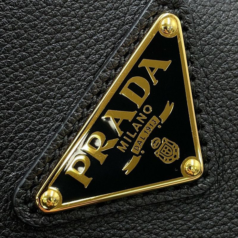 プラダ トートバッグ ショッピングトート レザー 1BG539 PRADA 黒