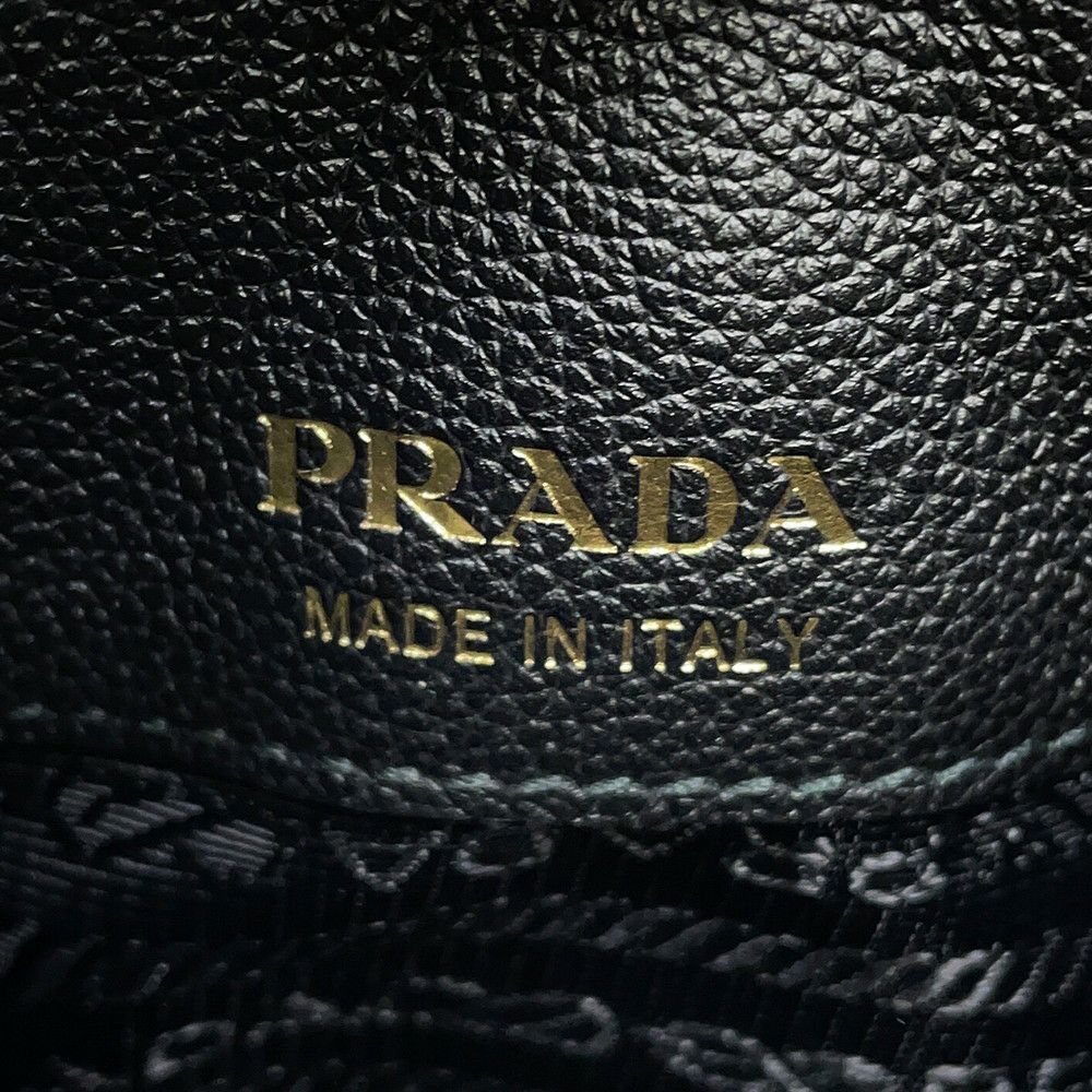 プラダ トートバッグ ショッピングトート レザー 1BG539 PRADA 黒