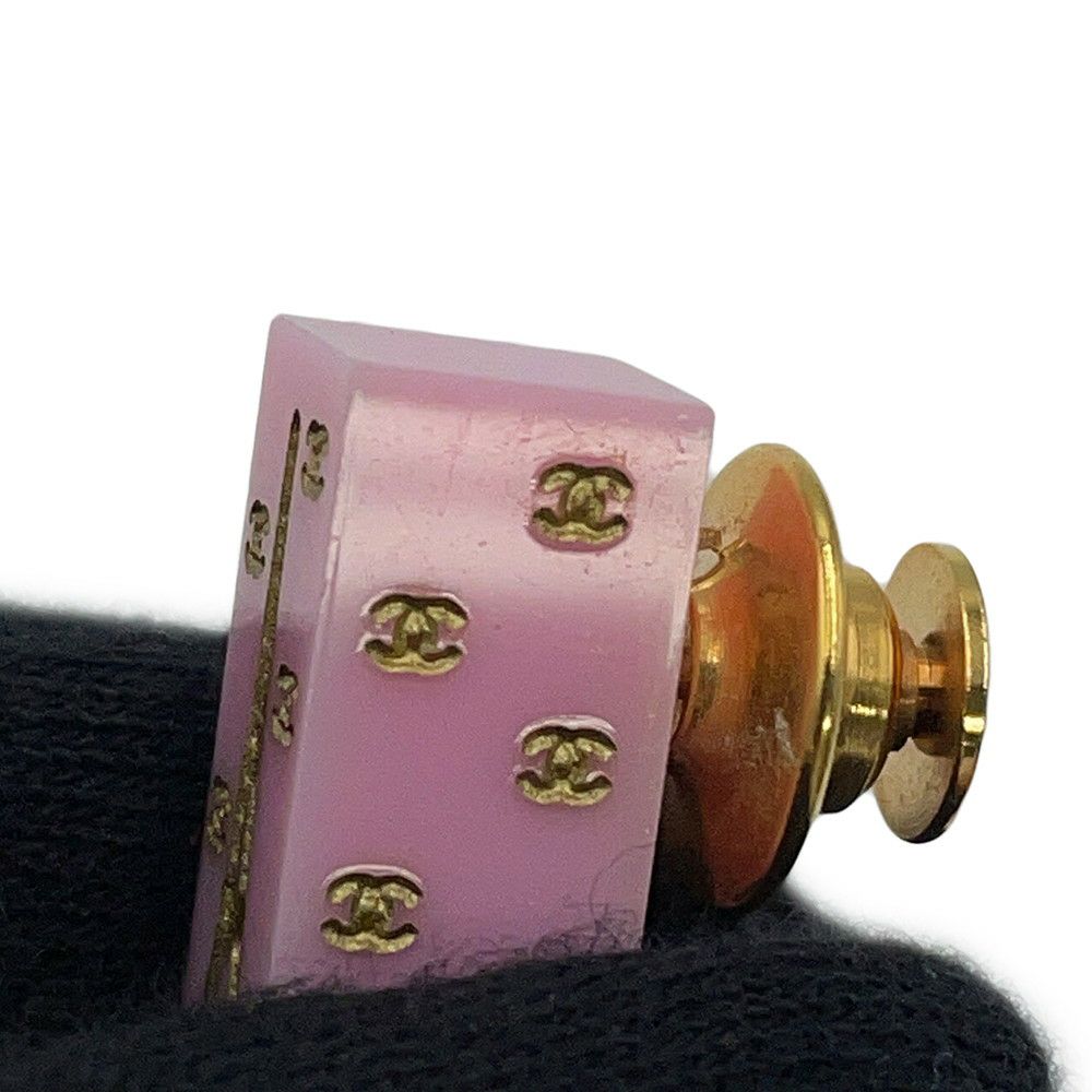 シャネル ブローチ ココマーク エッフェル塔 プラスチック メタル 05C CHANEL アクセサリー