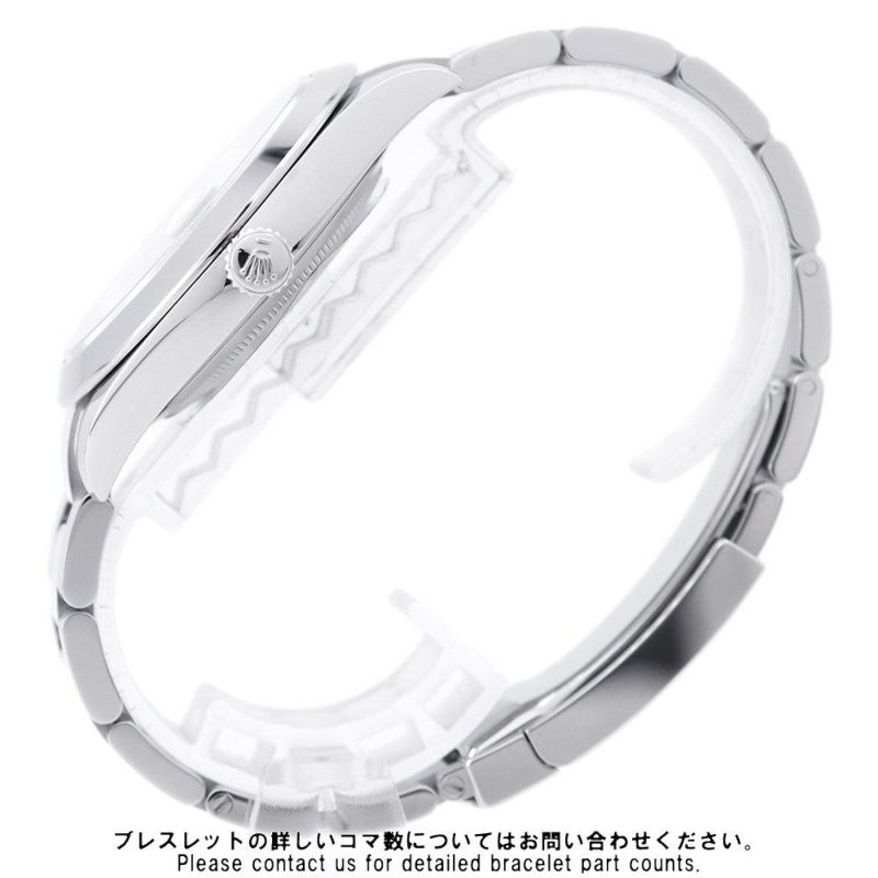 ロレックス デイトジャスト41 ランダムシリアル ルーレット 126300 ROLEX 腕時計 スレート文字盤 ローマン