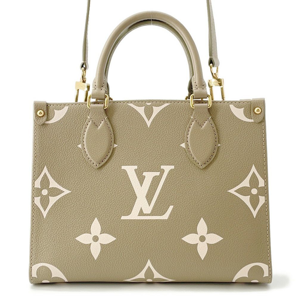 ルイヴィトン ハンドバッグ モノグラム・アンプラント オンザゴー PM M46647 LOUIS VUITTON ヴィトン 2way ショルダー