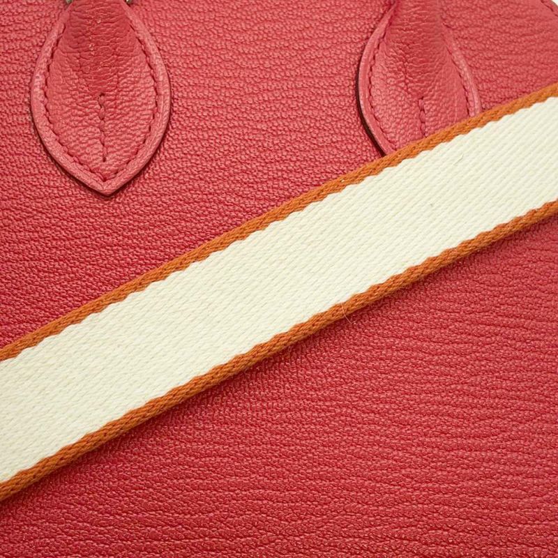 エルメス ボリード1923 ミニ ブーゲンビリア/シルバー金具 シェブルミゾル B刻印 2wayショルダー シェーブル