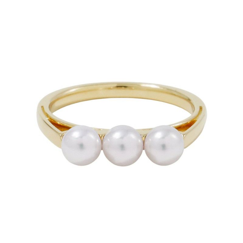 タサキ リング バランス ライト リング あこや真珠 パール K18YGイエローゴールド サイズ約14号 R-4939-18KYG TASAKI 指輪