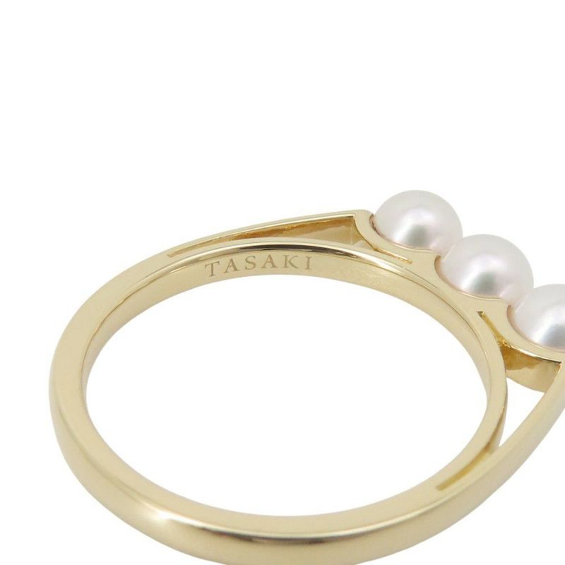 タサキ リング バランス ライト リング あこや真珠 パール K18YGイエローゴールド サイズ約14号 R-4939-18KYG TASAKI 指輪