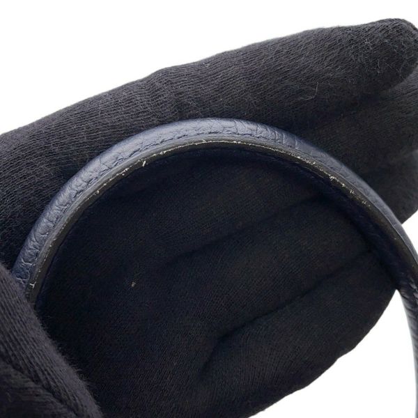 エルメス トートバッグ ガーデンパーティTPM ブルーニュイ/シルバー金具 ネゴンダ D刻印