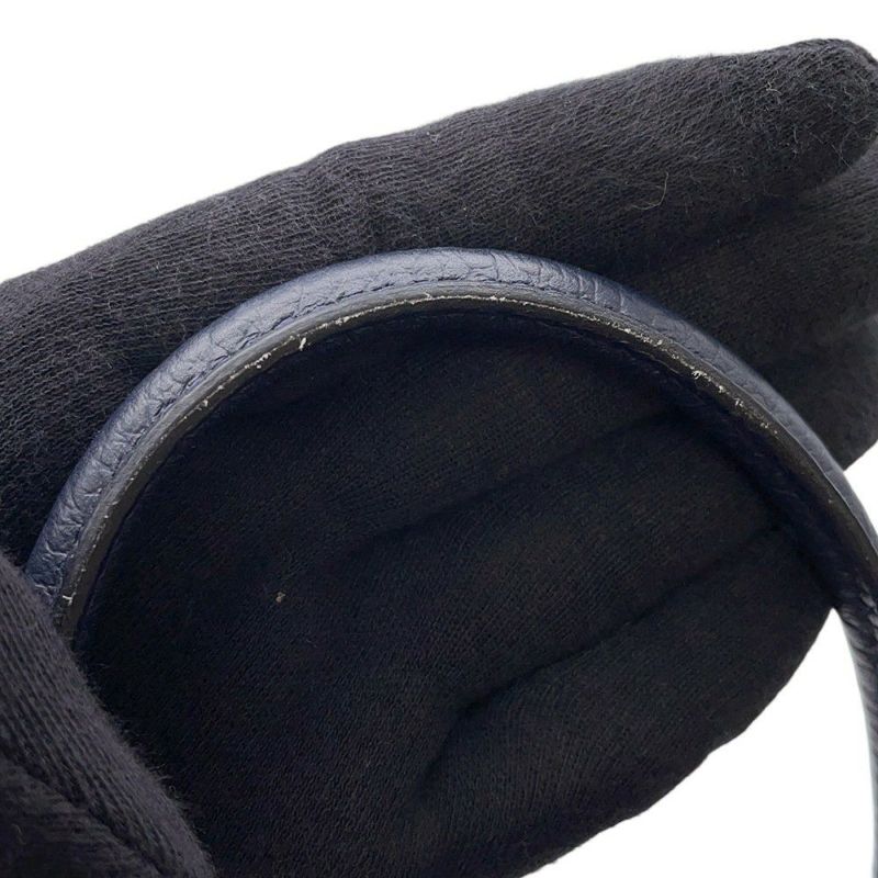 エルメス トートバッグ ガーデンパーティTPM ブルーニュイ/シルバー金具 ネゴンダ D刻印