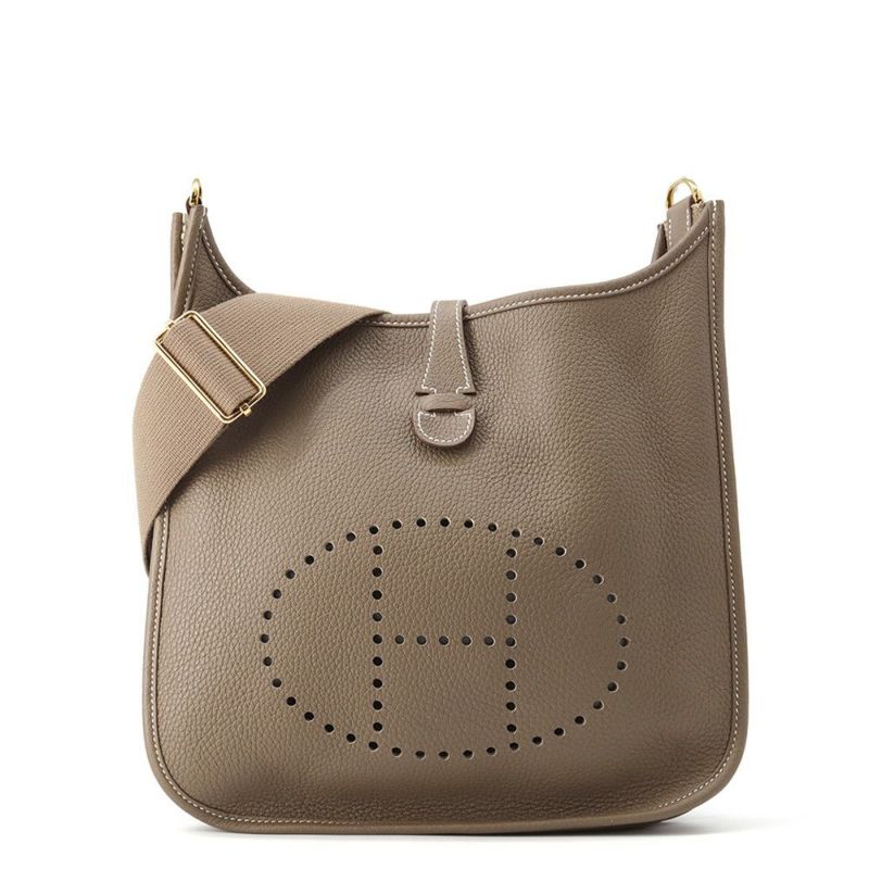 エルメス ショルダーバッグ エブリン3 PM エトゥープ/ゴールド金具 トリヨンクレマンス U刻印