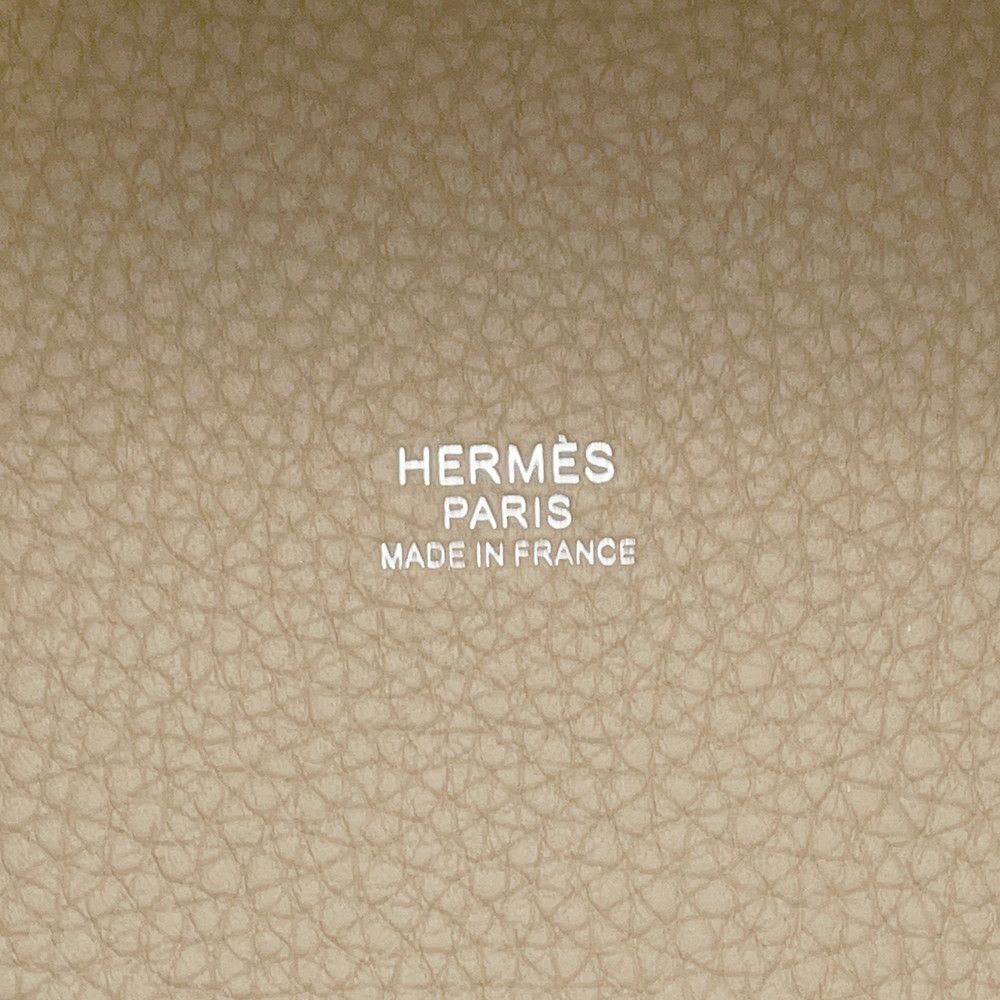 エルメス ハンドバッグ ピコタンロックPM ベージュマルファ/シルバー金具 トリヨンクレマンス K刻印